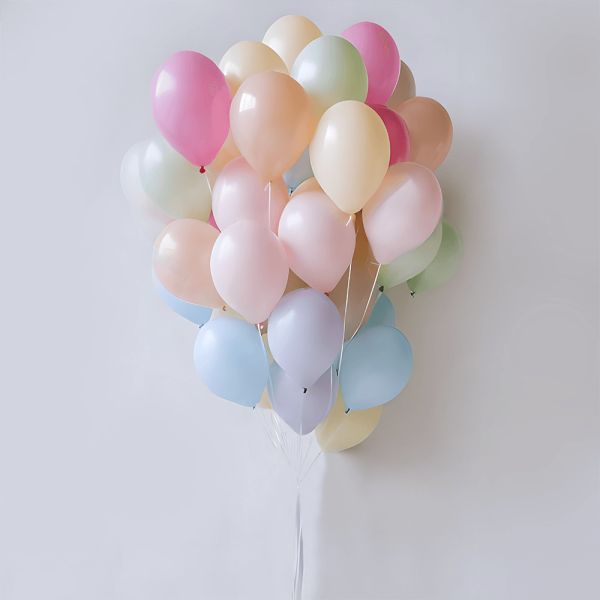 Сет №78 "Шариков много не бывает"; Связка из 45 воздушных шаров