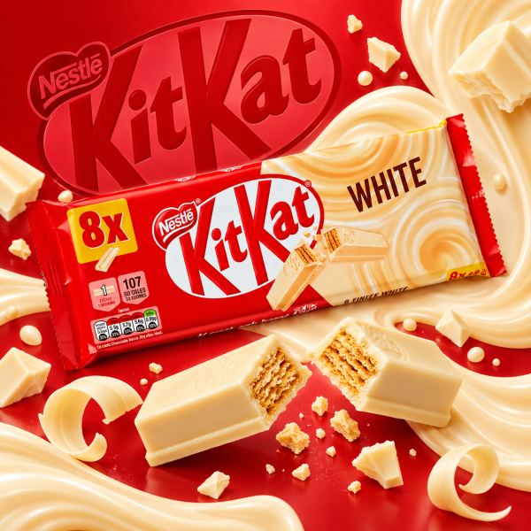 Акция!Шоколадный батончик KitKat 2F White 165,6гр
