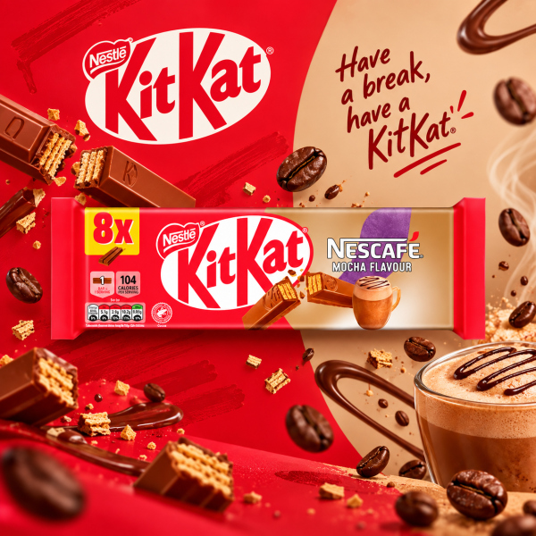 Акция!Шоколадный батончик KitKat 2F Mocha 165,6гр