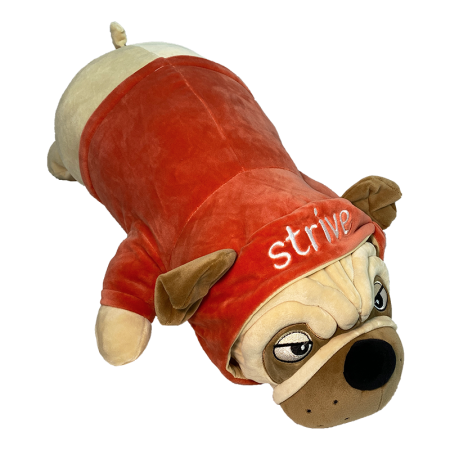 АКЦИЯ Мягкая игрушка Мопс 70 см (4 цвета)