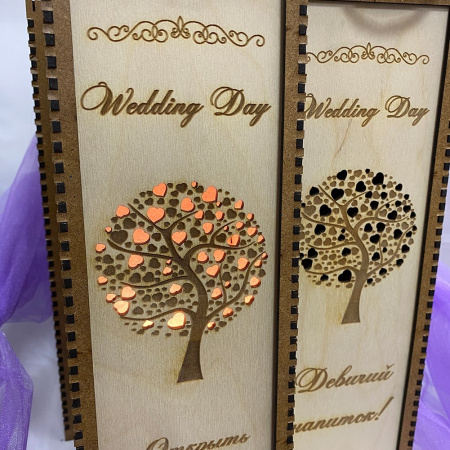 Бутылочница с вырезами (дерево) в ассортименте