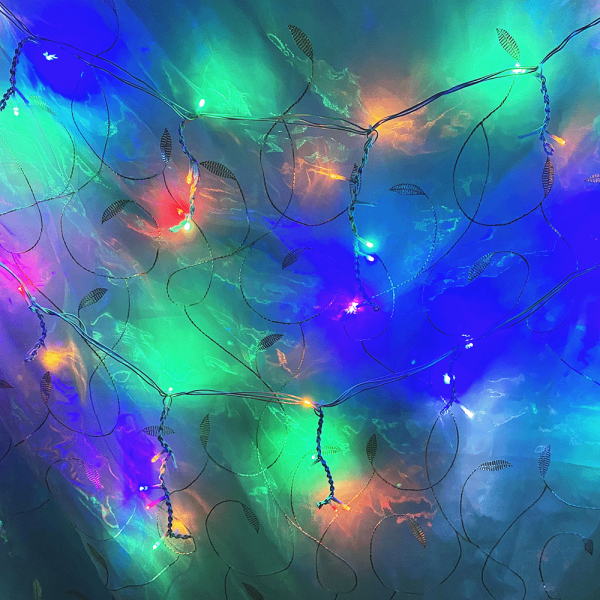 Гирлянда электрическая Бахрома 6м (уличная) мульти\ белый холод