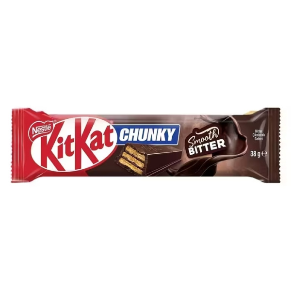 Акция!KitKat Chunky Smjoofh Bitter (Кит кат  Чанки в темном шоколаде )38 г/12