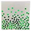 Салфетки Горох фольга зеленые 10шт