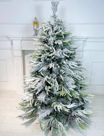 Ёлка с шишками Заснеженная 150-210