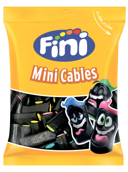 Акция!Fini Mini Tube (Мармелад Фини Лакрица Мини Кабели) 90г (12)