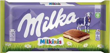 Акция!Шок. плитка Milka Milkinis (Милка Милкинис) 100г (22)