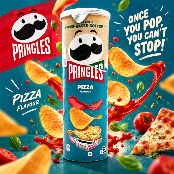 Картофельные чипсы Pringles Pizza, 165 гр