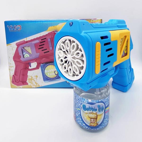 АКЦИЯ!Пистолет мыльные пузыри Голубой