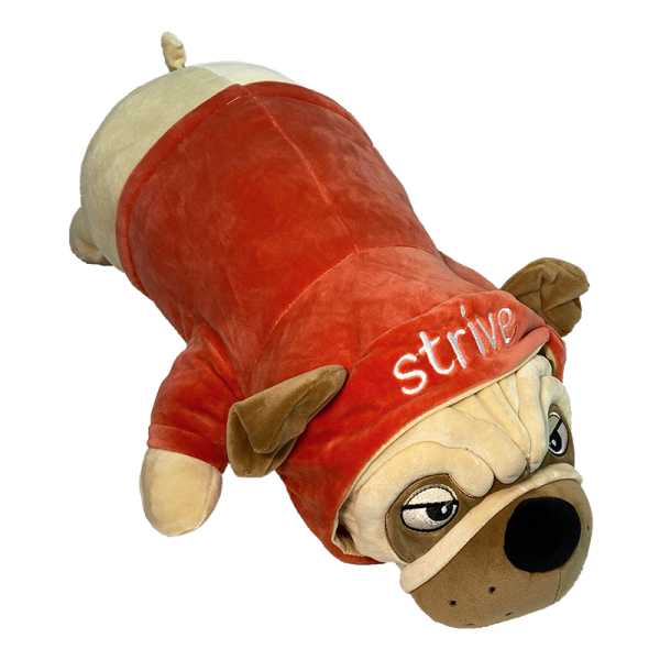 АКЦИЯ Мягкая игрушка Мопс 70 см (4 цвета)