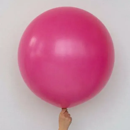S Пастель 18"(45см) Темно-Розовый Латексный шар (Колумбия)