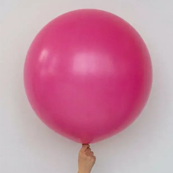S Пастель 18"(45см) Темно-Розовый Латексный шар (Колумбия)