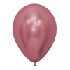 S Зеркальные шары 12 Рефлекс Розовый / Reflex Pink /Латексный шар (Колумбия)