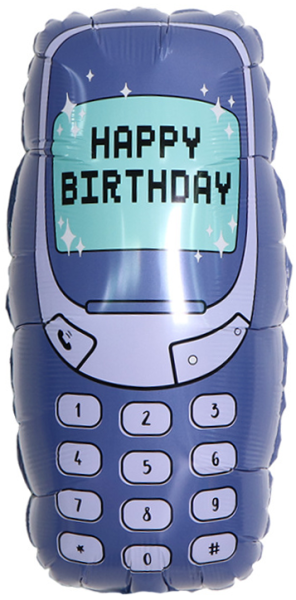 Шар (24"61 см) Фигура, Мобильный телефон, 1 шт.