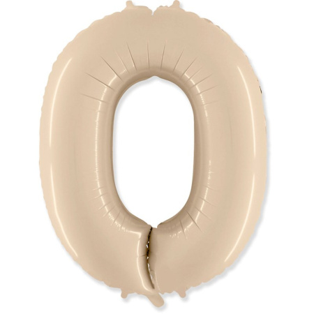 И 40 Цифра Кремовый, Фольгированный шар (Испания)
