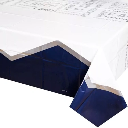Скатерть п/э Мужской Стиль 130х180см/G