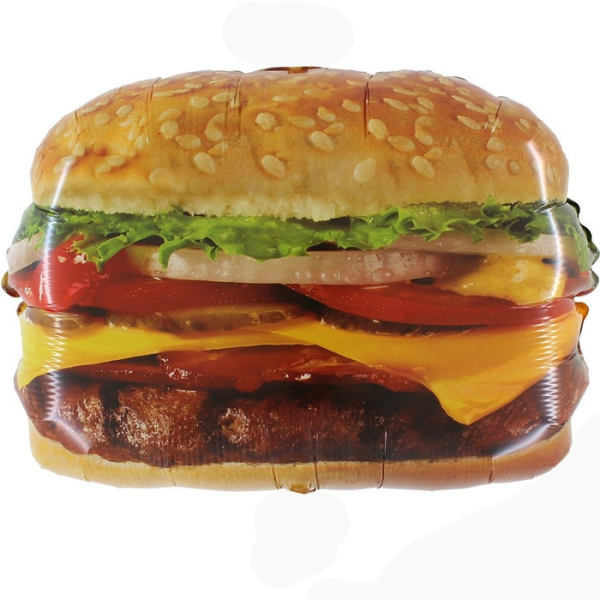 Шар (31''/79 см) Фигура, Чизбургер, 1 шт.