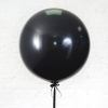 S 24 Пастель Черный 1шт/ Латексный шар (Колумбия) 60см