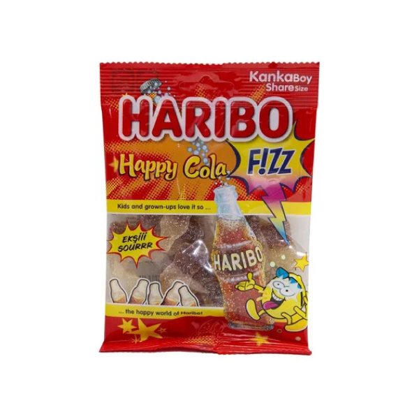Акция! Haribo FIZZ  Happy Cola (Мармелад Харибо Шипучая Кола) 70г