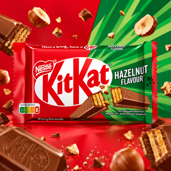 Акция!Kit Kat 4 Fingers Hazelnut 41,5гр (24)