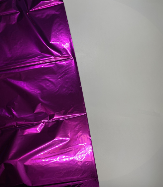 Скатерть 137*183см фольга ярко-розовая