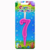 АКЦИЯ! Свеча торт. цифра 7