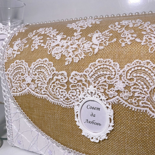 Свадебный набор Семейный банк + свечи + бокалы (рустик)