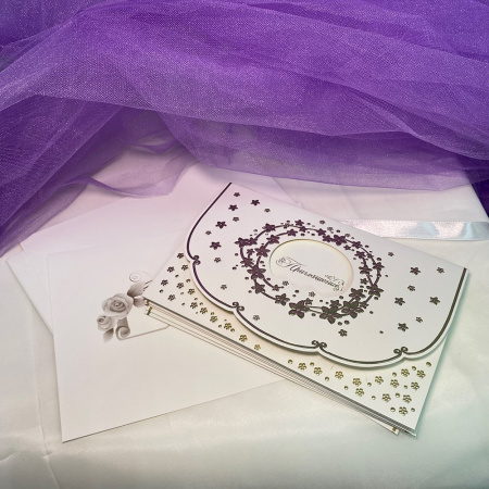 Приглашение на свадьбу (набор 10 штук) в ассортименте (3 дизайна)