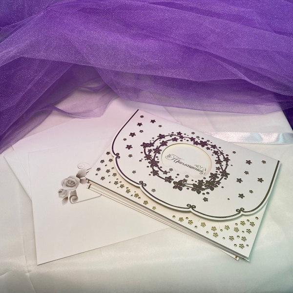 Приглашение на свадьбу (набор 10 штук) в ассортименте (3 дизайна)