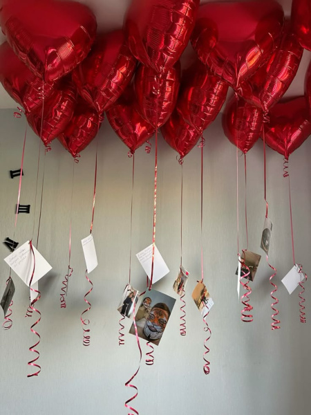 Набор шаров "Парящие сердца"