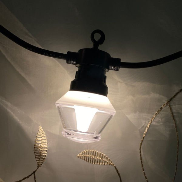 Гирлянда электрическая 10ламп 5 м Лампочки (подходит для улицы) тепло, мультицвет