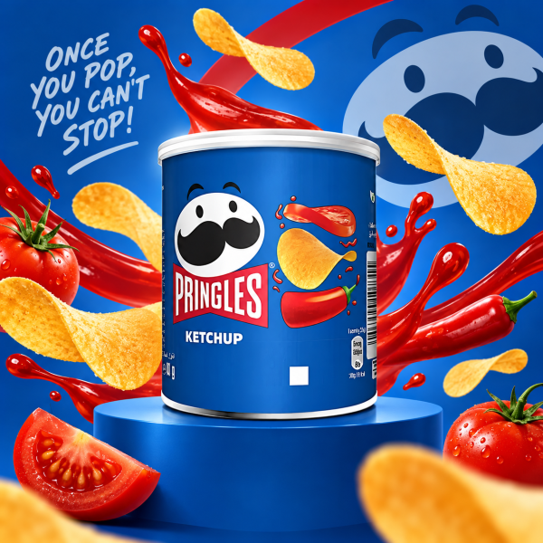 Акция!Картофельные чипсы Pringles KETCHUP    40 г