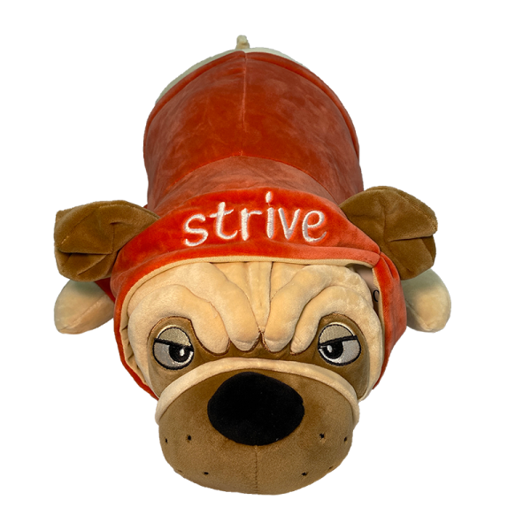 АКЦИЯ Мягкая игрушка Мопс 70 см Красный