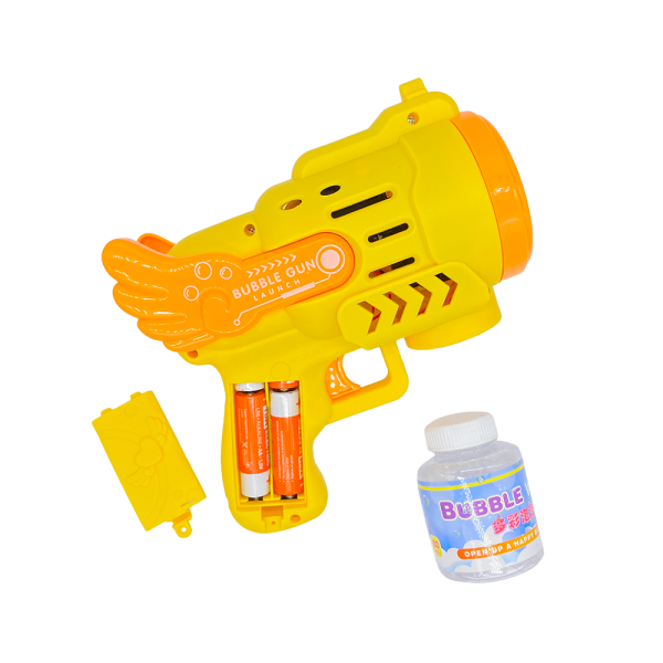АКЦИЯ!Пистолет мыльные пузыри 360 Жёлтый