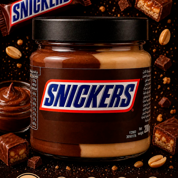 Шоколадная паста Snickers Original с Арахисом и Карамелью 200г
