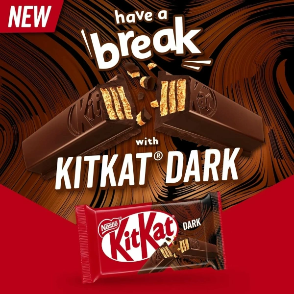 Акция! Kit Kat 4 Fingers Dark 41.5г