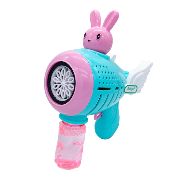 АКЦИЯ!Пистолет мыльные пузыри 360 Голубой