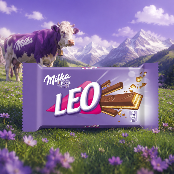 Акция! Milka Leo (Шок. вафли Милка Лео) 33,3г (32)*6