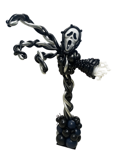 Фигура из шаров на Хэллоуин\ Крик\ Фильм ужасов