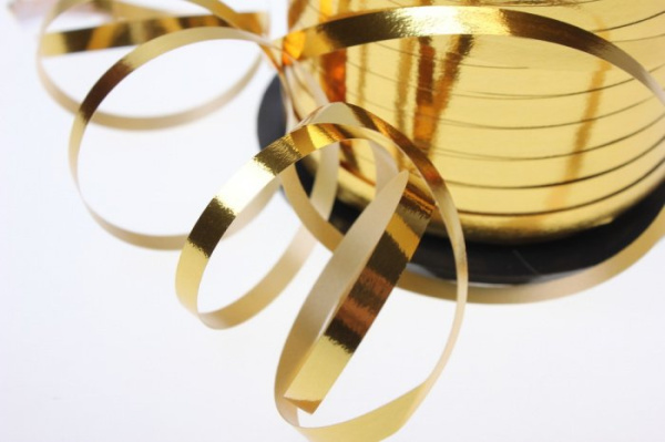 Металлизированная ленточка к шару (цена за ленточку к одному шару)