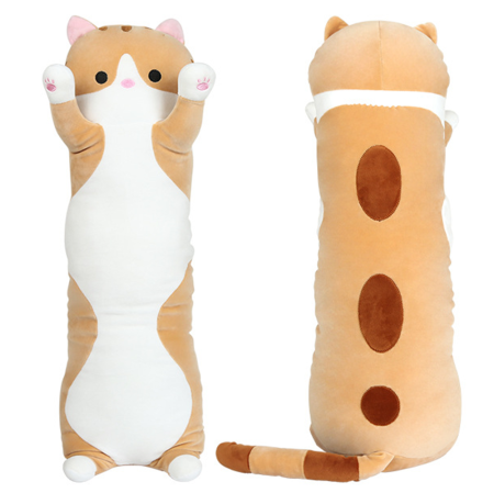 Акция! Мягкая игрушка Кот-сосиска, Кот-батон 53см, кот сосиска