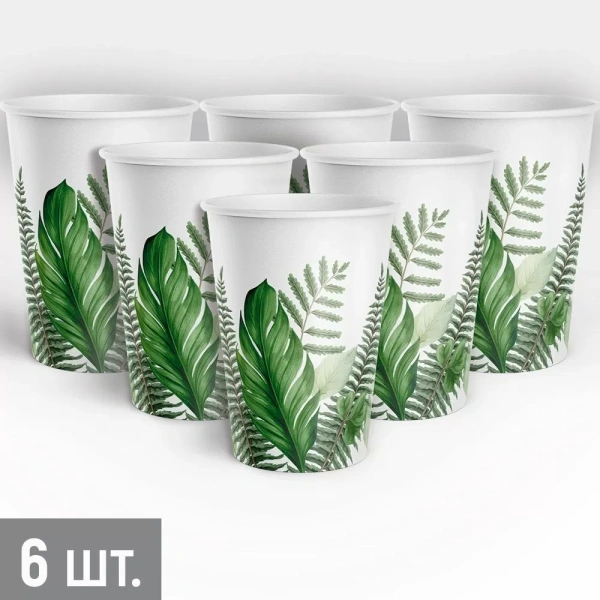 Набор стаканов "Тропический щарм" 250мл 6штук